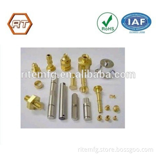 Customized brass and stainless steel cnc mechanical part
